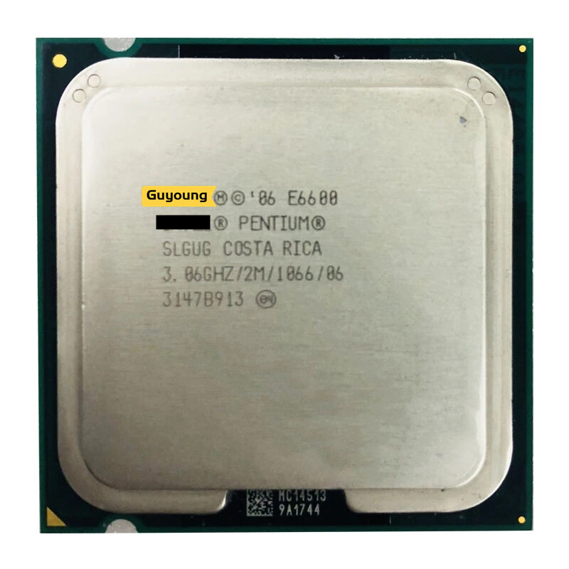 Pentium e6600 3.0 ghz used dual-core cpu processor 2m 65w lga 775