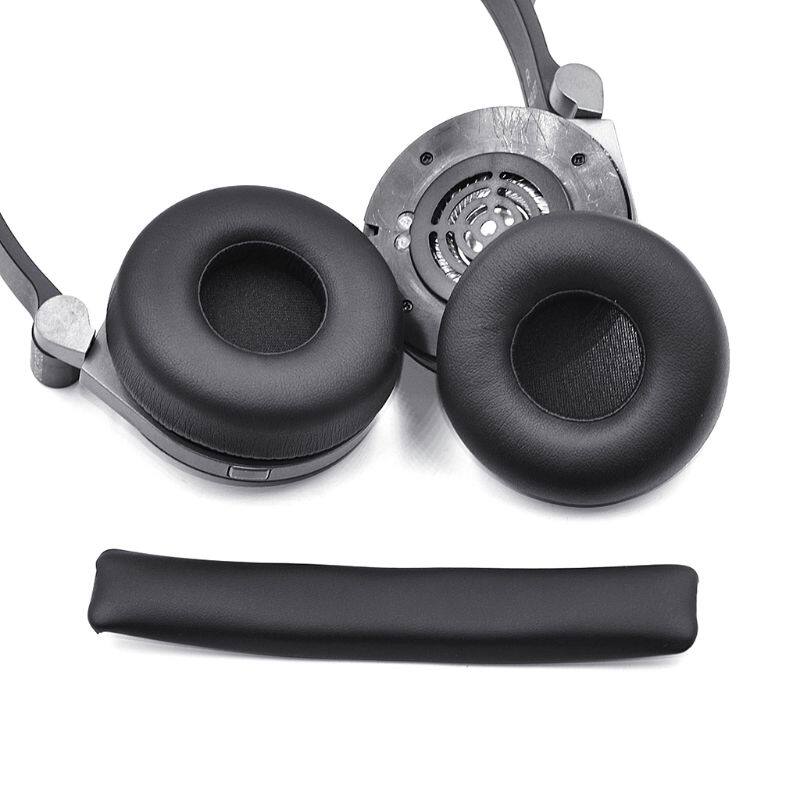 Replacement Leather Headband Cushion Ear Pads Cover for J-BL Synchros E40BT E40 Bluetooth-compatible Headphones