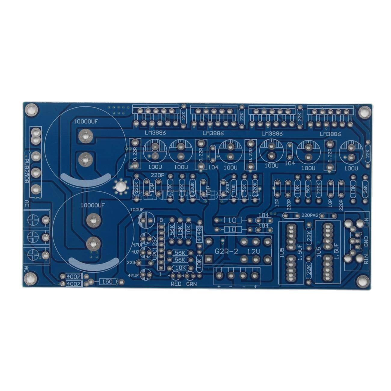 Lm3886 Dual Parallel Power Amplifier Board Pcb With Protection