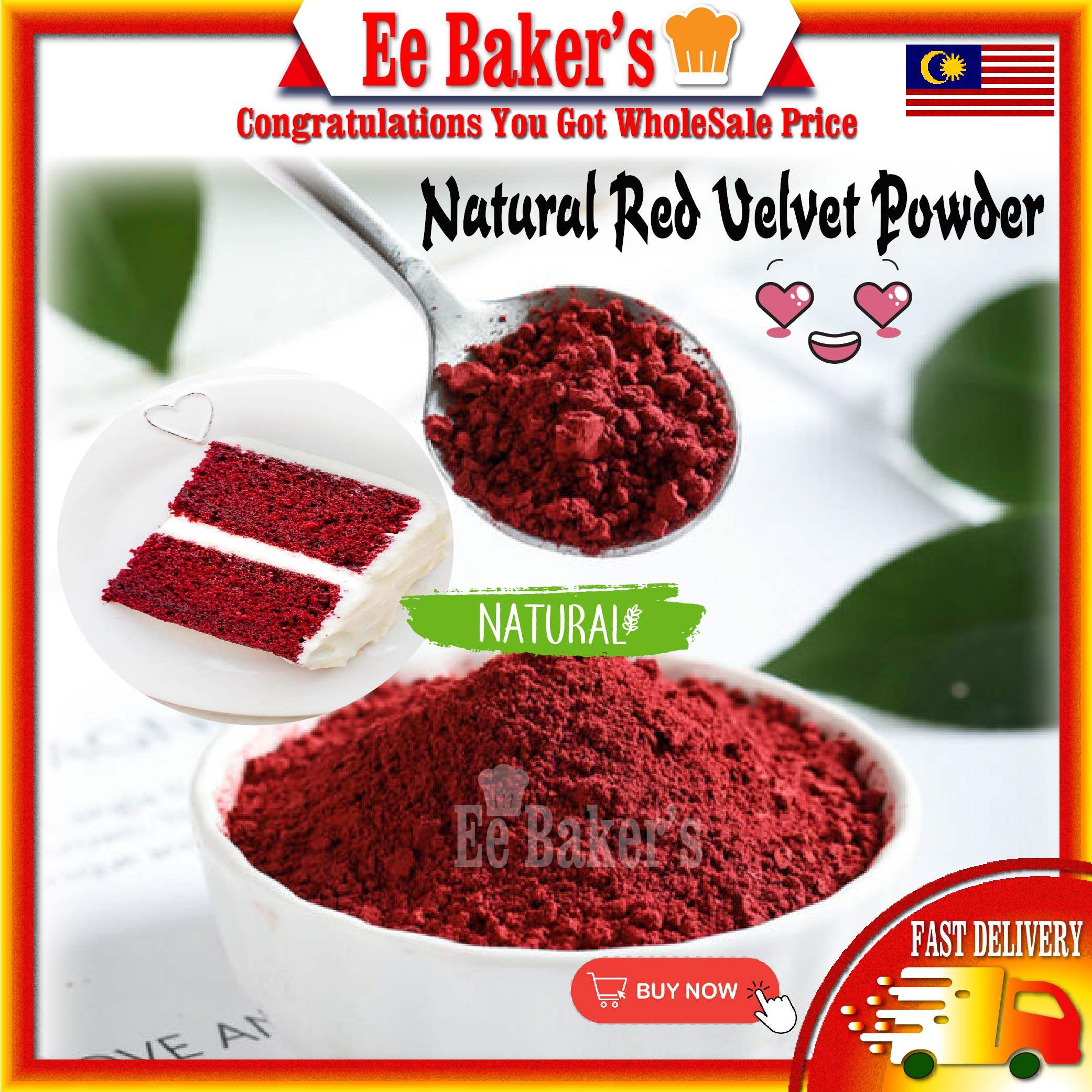 Natural Red Velvet Powder Red Yeast Rice Powder Red Velvet Cake Powder