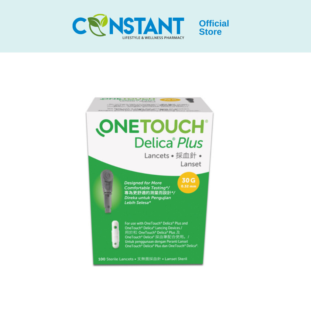 Onetouch Delica Plus Lancet 100's 