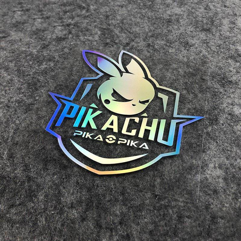 Picachu Sticker Angry explosive Edition xe máy máy tính hình dán hành lý chống thấm nước Miếng Dán Phản chiếu