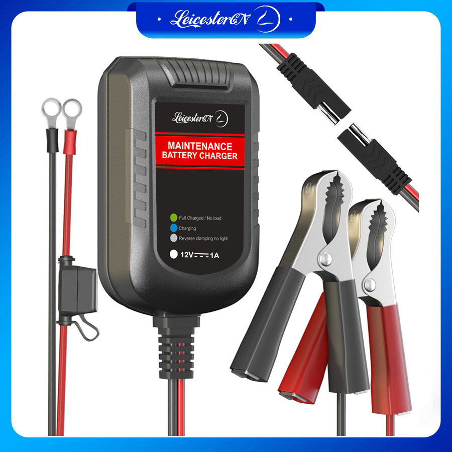 LST 12V/1A Battery Trickle Charger Maintainer Portable Smart Float