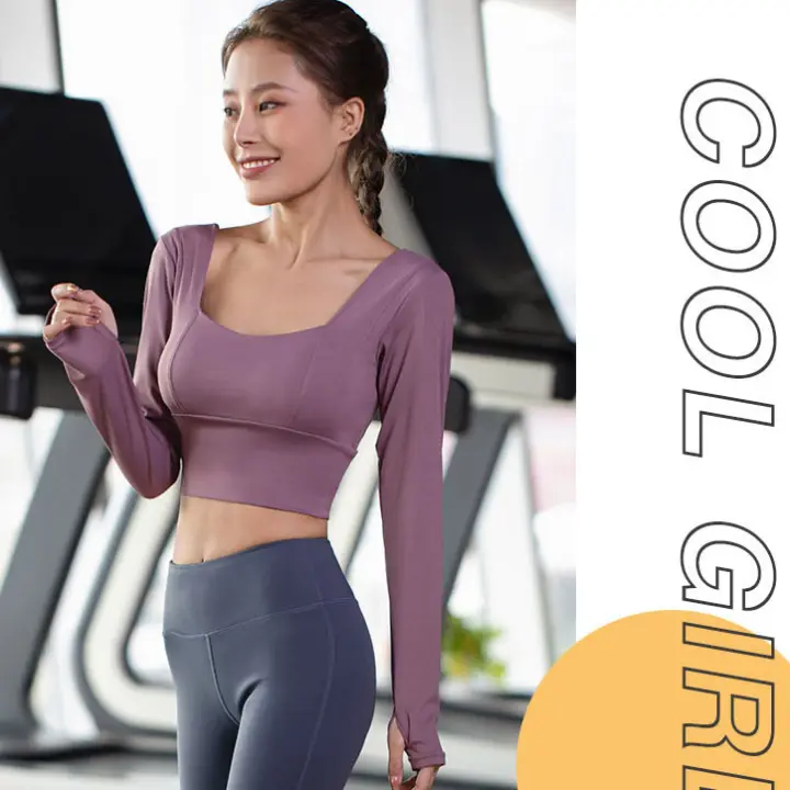 Activewear tops long sleeve Clearance