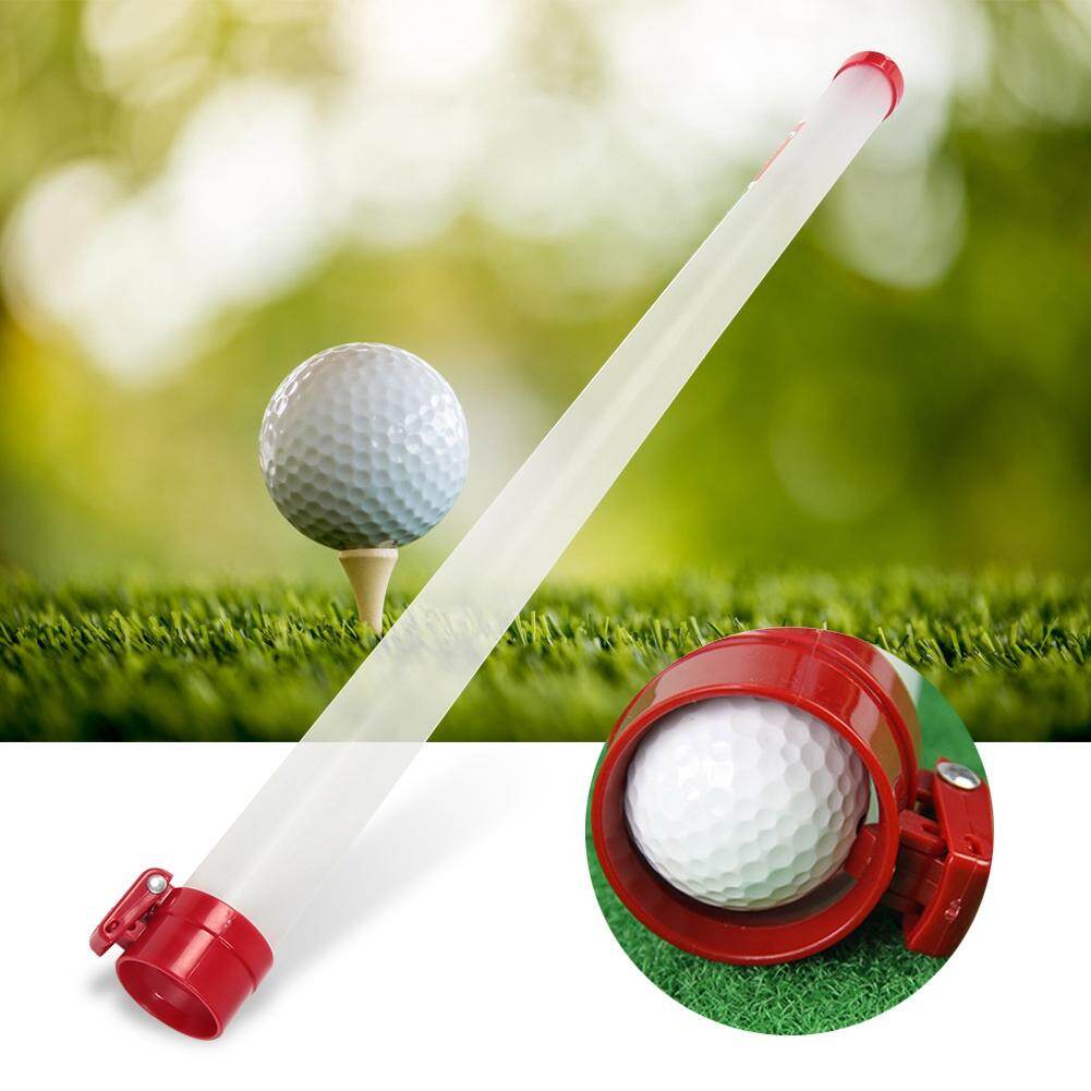 Wellsunny MNYY Portable Golf Ball Picker Retriever Golf Ball Pickup Tube Tool for Leisure Sport