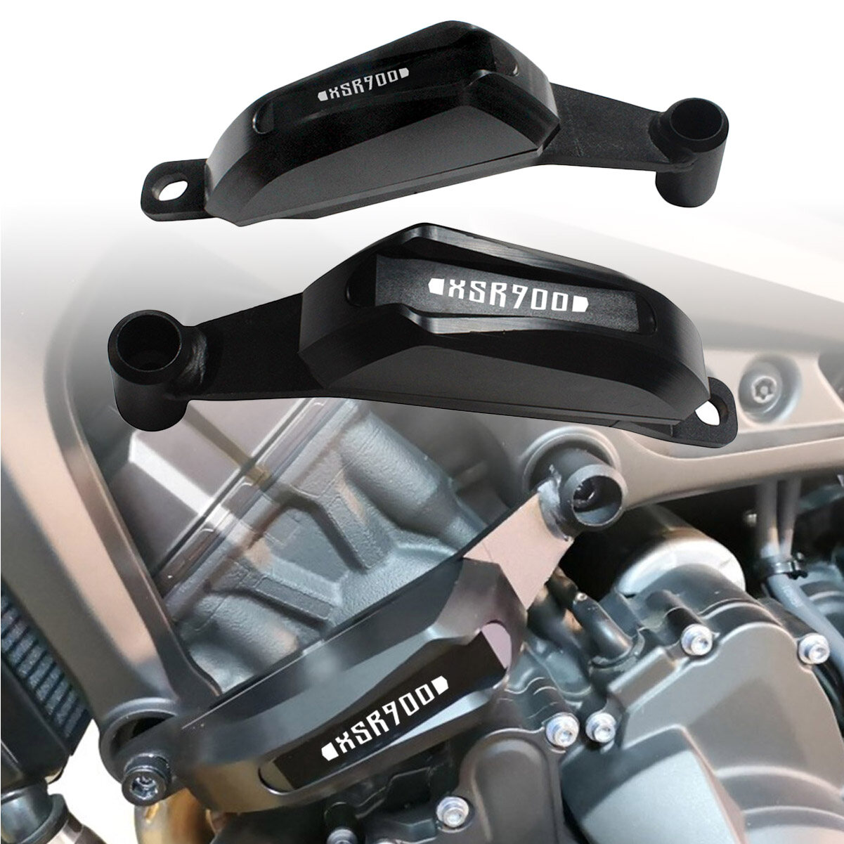 Bộ Bảo Vệ Động Cơ Xe Máy SEMSPEED Bộ Bảo Vệ Khung Trượt Chống Va Chạm Cho Yamaha XSR900 XSR 900 2016 2017 2018 2019 2020