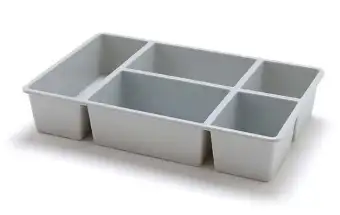 5 Dividers Organizer Tray Drawer Tray Lazada