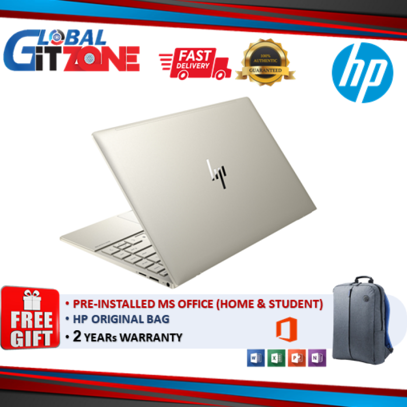 HP ENVY x360 13-bd0053TU 13.3 FHD Touch Laptop Pale Gold ( i5-1135G7, 8GB, 512GB SSD, Intel, W10, HS ) Malaysia