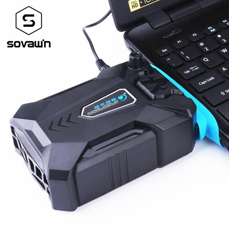 Vacuum Portable Notebook Lap Cooler Usb Air External Extracting Cooling Fan For Lap Speed Adjustable For 15 15.6 17 Inches