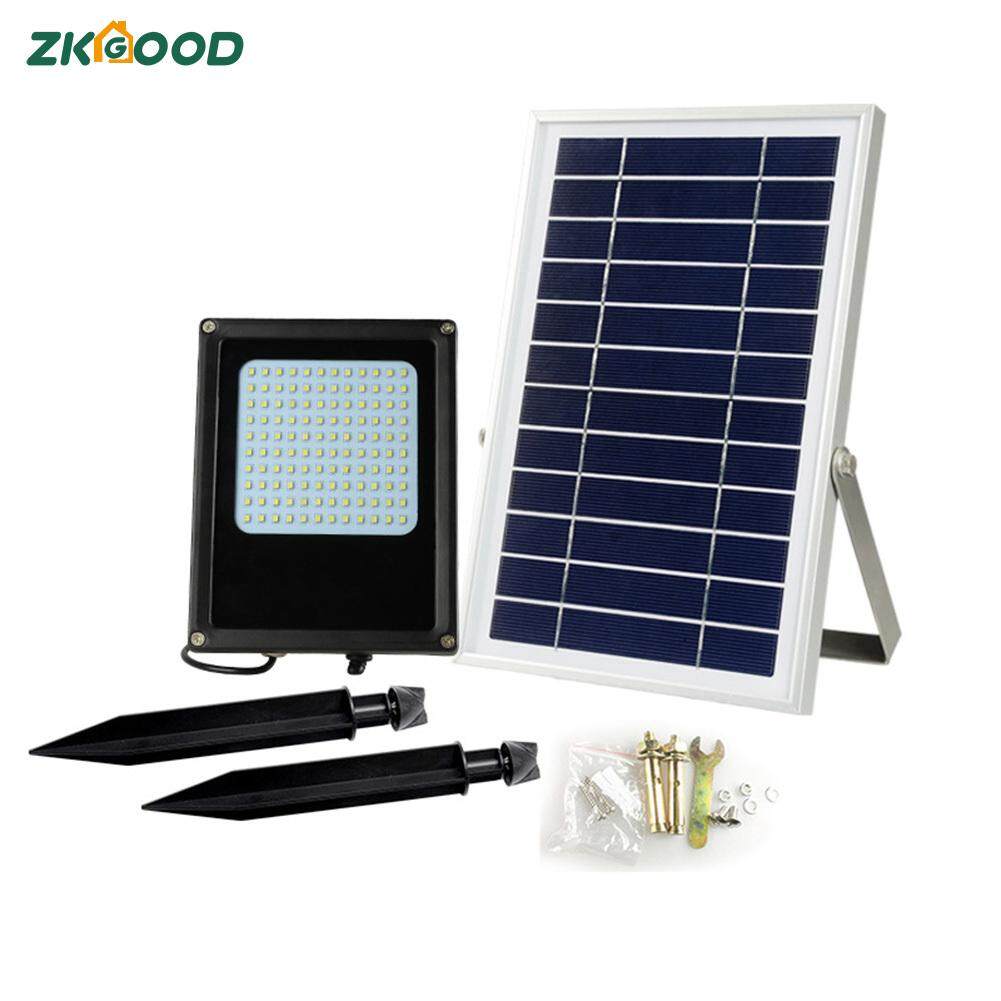 Zkgood 1 cái Chống Nước ĐÈN LED Chiếu Điểm Ngoài Trời Năng Lượng Mặt Trời Bãi Cỏ Đèn Sân Vườn