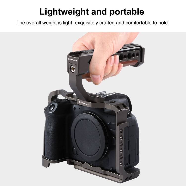 PULUZ Video Camera Cage Stabilizer for Canon EOS R5 / EOS R6, without Handle