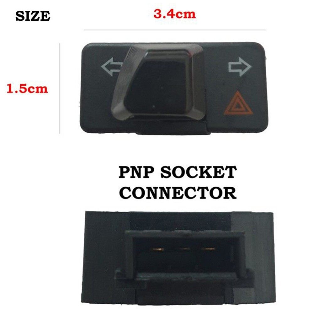 【tehautoshop】 Black Switch Button Brand New High Quality Motorcycle Switches Plastic