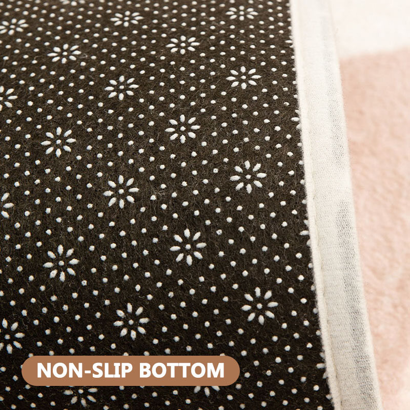 Thickened Fleec  Nordic Style Bedside Blanket Long Household  Sofa Coffee Table Blanket Under Bed Doo