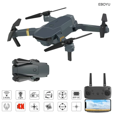 Ready Stock E58 Drone With HD Camera WIFI FPV With Wide Angle HD Dron 4k /1080P Camera Hight Hold Mode Foldable Arm RC Quadcopter Drone X Pro RTF Dron Mini For Gift Dron Helicopter Camera Helicopter Control Camera Drone 4k 10km