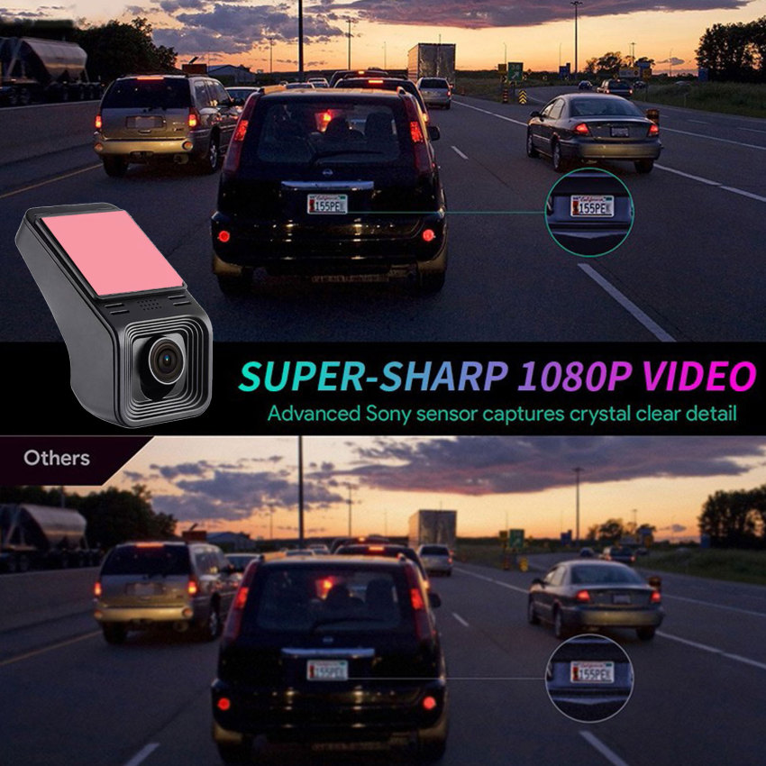 Đầu Ghi Hình Đặc Biệt Điều Hướng 1080P Full HD USB Xe Hơi DVR Máy Ghi Âm Lái Xe ADAS Màn Hình Lớn