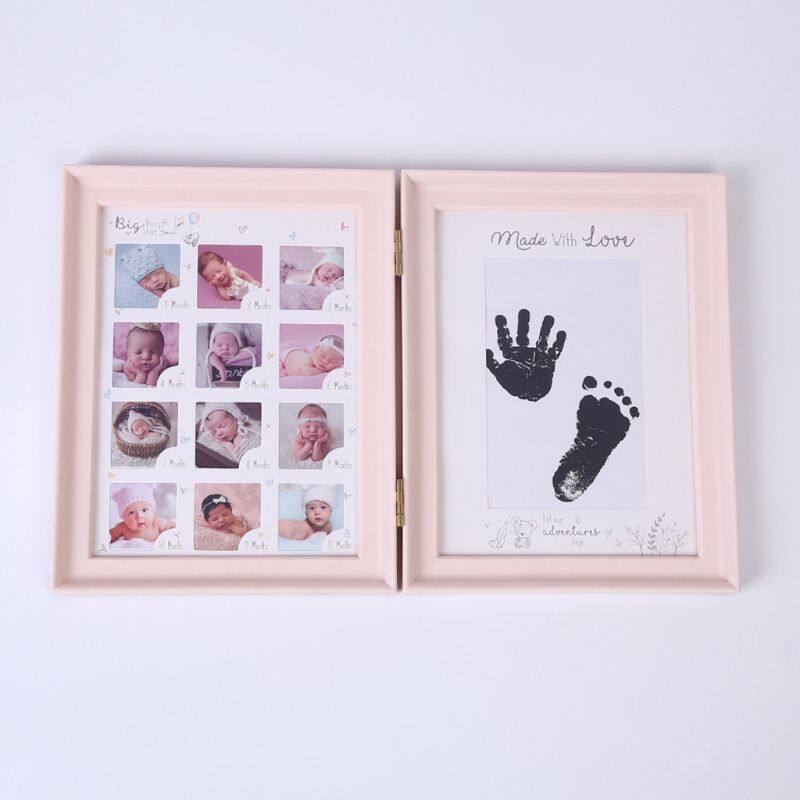 my first handprint footprint frame set