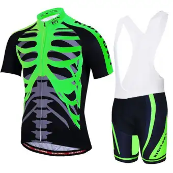 skeleton cycling shorts