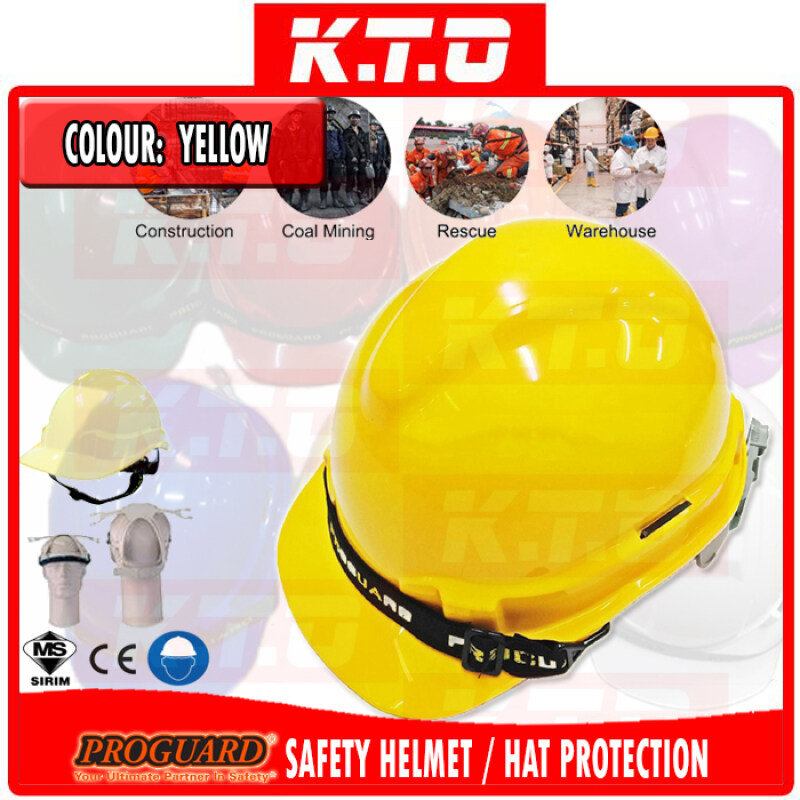 PROGUARD SIRIM SAFETY HELMET HARD HAT INDUSTRIAL SAFETY HELMET / Topi Keselamatan