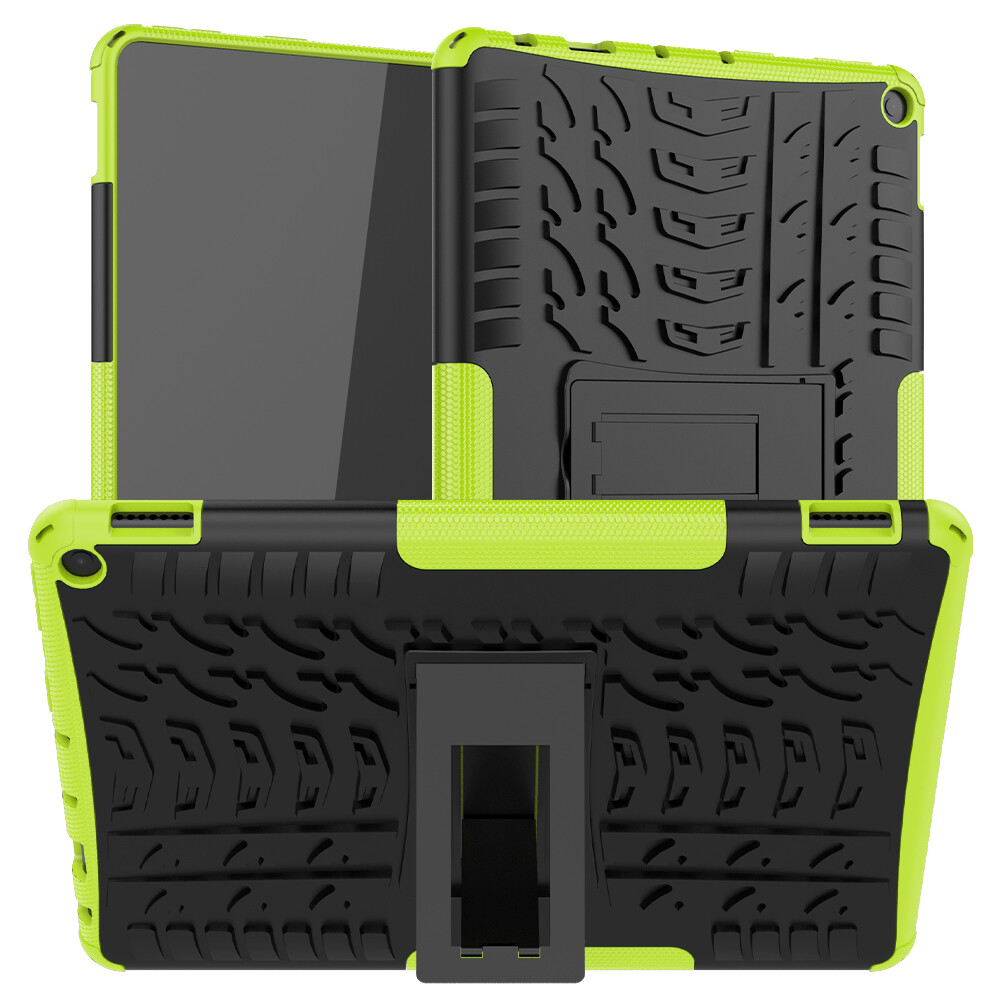 Tablet shockproof cover hybrid armor full body tpu pc protective case stand holder for amazon fire hd 10 plus hd10+ hd10 2021 10.1 inch t76n2p t76n2b