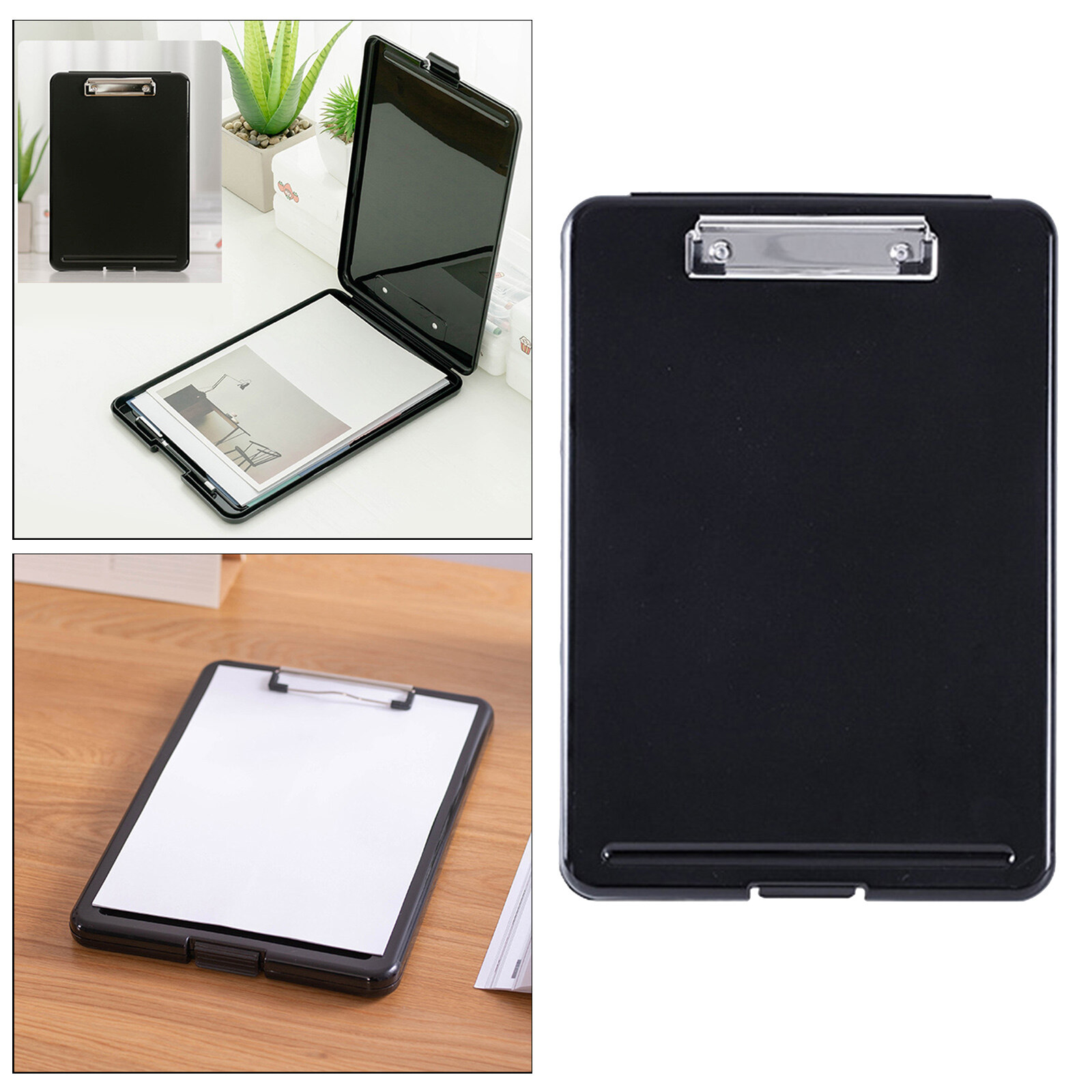 Blesiya Plastic A4 File Box Document Folder Writing Pad Box Organizer Supply