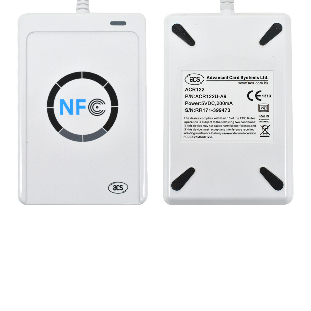 Original USB ACR122U NFC Card Reader Writer 13.56Mhz RFID Copier Duplicator