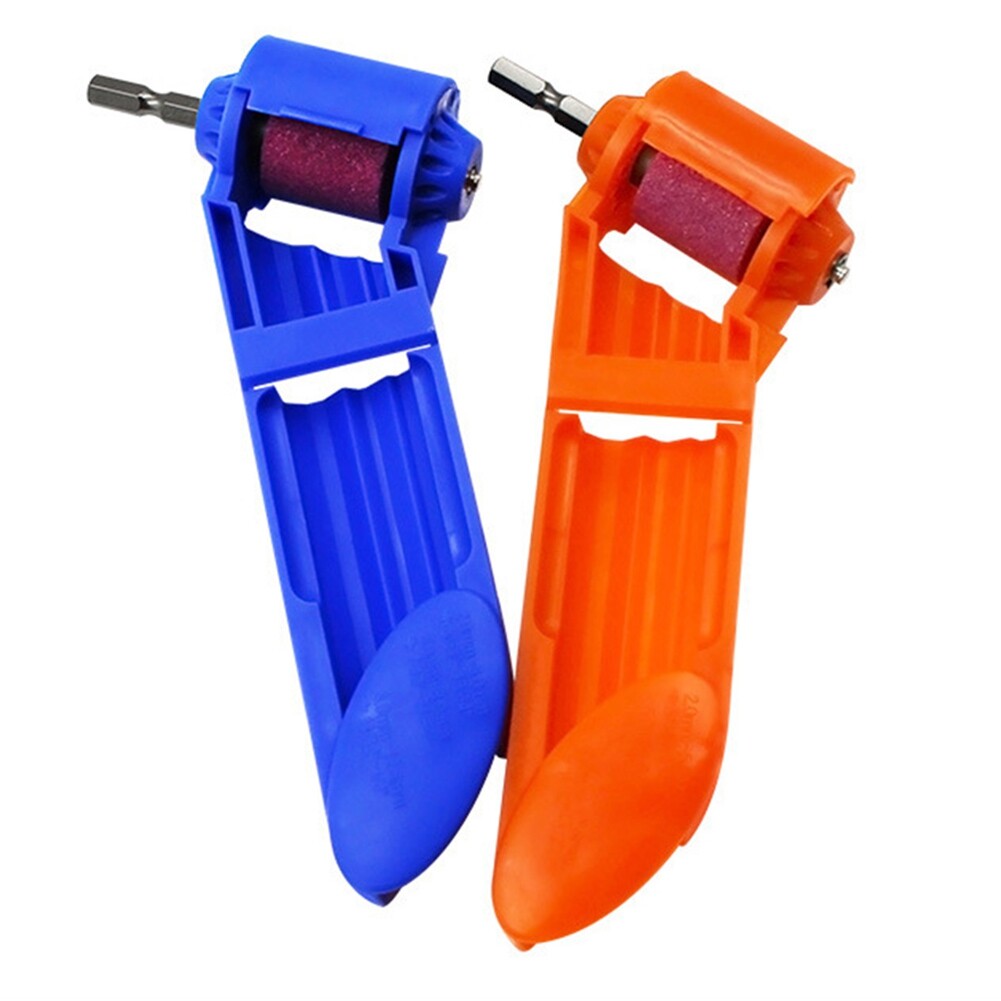 Portable Electric Drill Bit Sharpener Corundum Grinding Tool with Mini Spanner