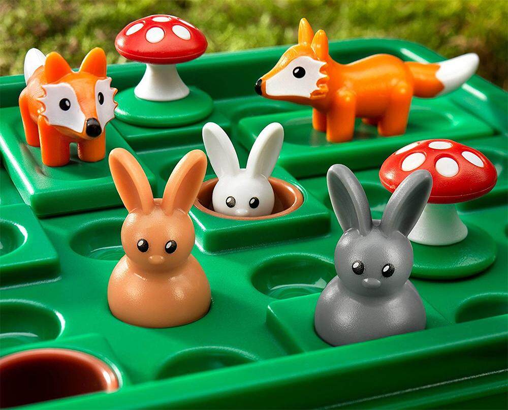 Smart game Jumping Rabbit Board Games Bảng Thỏ Nhảy Trò Chơi Thông Minh Trò Chơi Thỏ Chạy Thử Thách 60 Với Giải Pháp Trò Chơi Tương Tác Gia Đình Đồ Chơi Huấn Luyện IQ