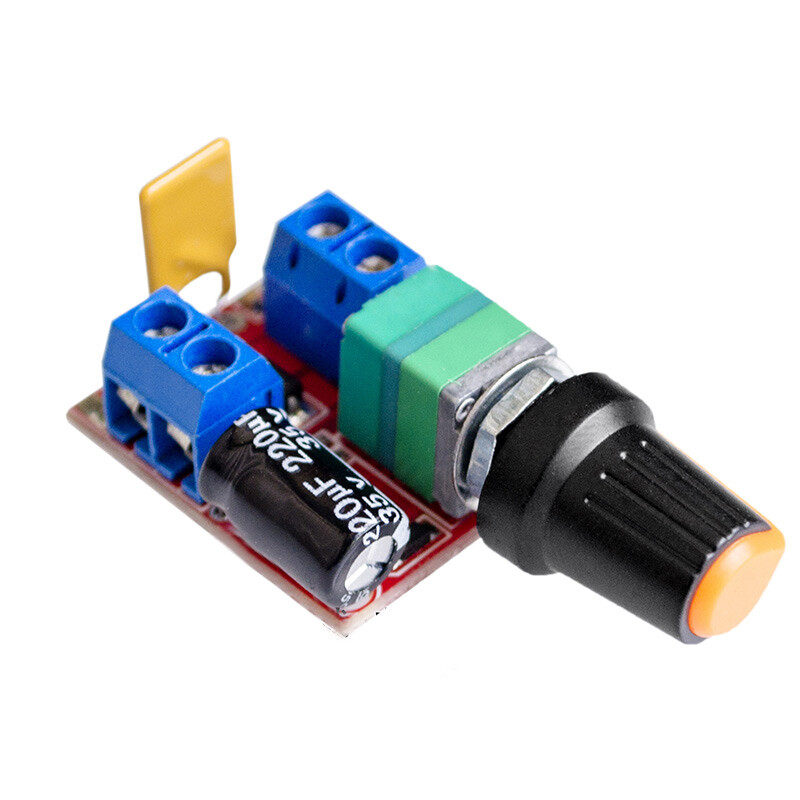 Mini 5A PWM Max 90W DC Motor Speed Controller Module 3V-35V Speed Control Switch LED Dimmer
