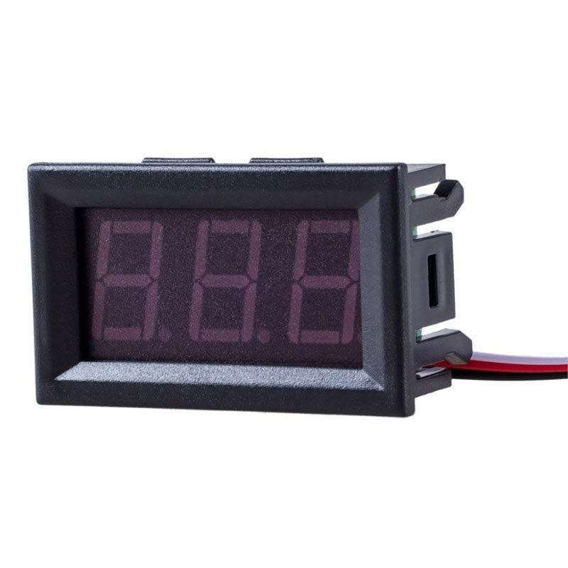 DC 4-30V 0.56 Inch 3 Wire LED Digital Voltmeter Voltage Meter Volt Instrument Tool DIY Home Use Three Digital DC Meter