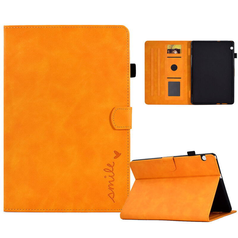 Luxury vintage smart stand case for huawei mediapad t3 10 9.6'' cover case mediapad t5 10.1'' tablet case pu leather cover