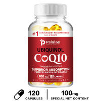 Pslalae UBIQUINOL COQ10 อาหารเสริมรายวัน รูปแบบออกฤทธิ์ของ COQ10 รองรับการไหลเวียนและการทำงานของหัวใจ สุขภาพแข็งแรง ภูมิคุ้มกัน 120 แคปซูล