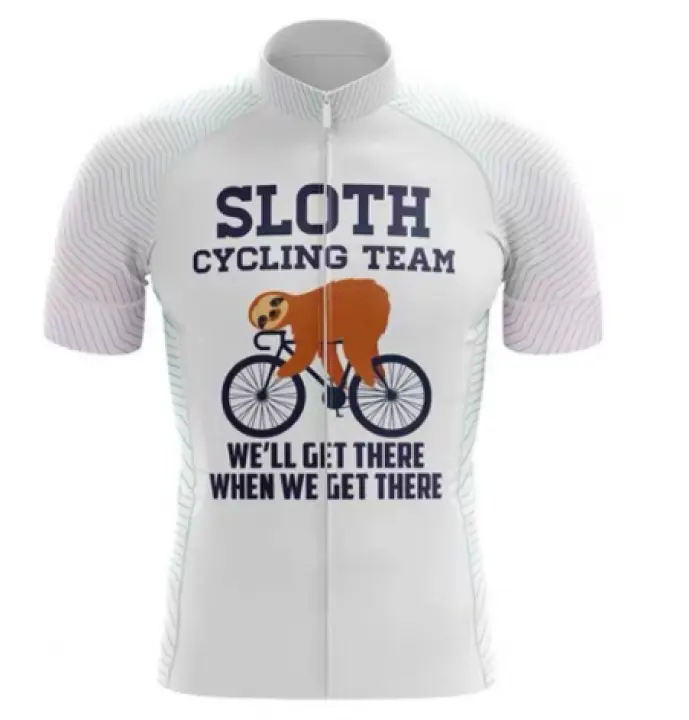 sloth cycling jersey