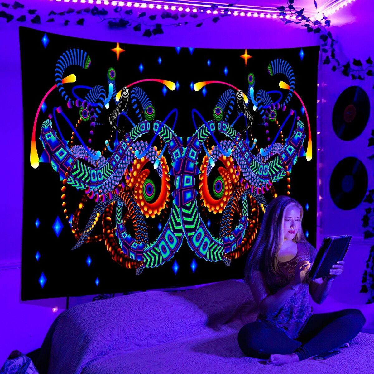 black light room decor