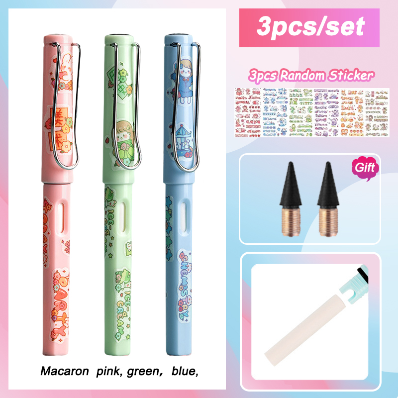 Set 3 Bút Chì Vẽ Không Mài Chuyên Dụng Cho Bé
