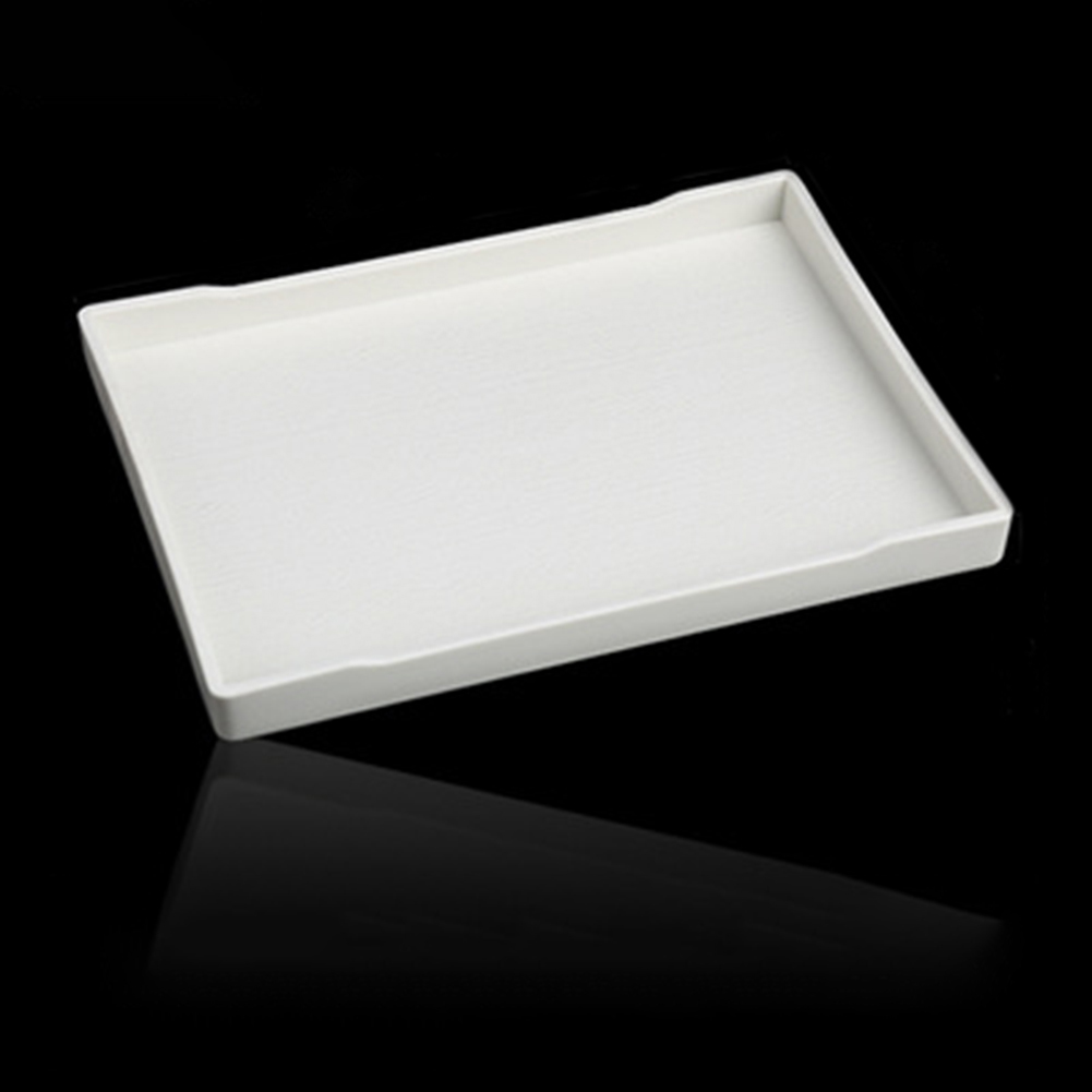 Nhựa Hình Chữ Nhật Melamine Tea Coffee Snack Thực Phẩm Phục Vụ Khay Nhà Hàng Khay