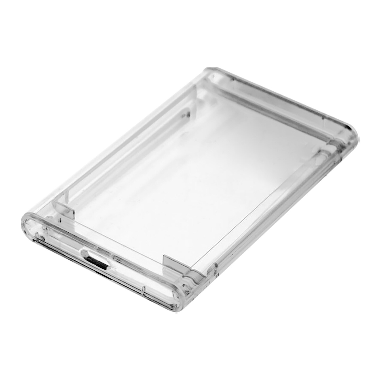 3.5-Inch Hard Disk Box Safe Storage Stable Performance Transparent SATA USB3.0 Hard Disk Case for Desktop Hard Disk Case
