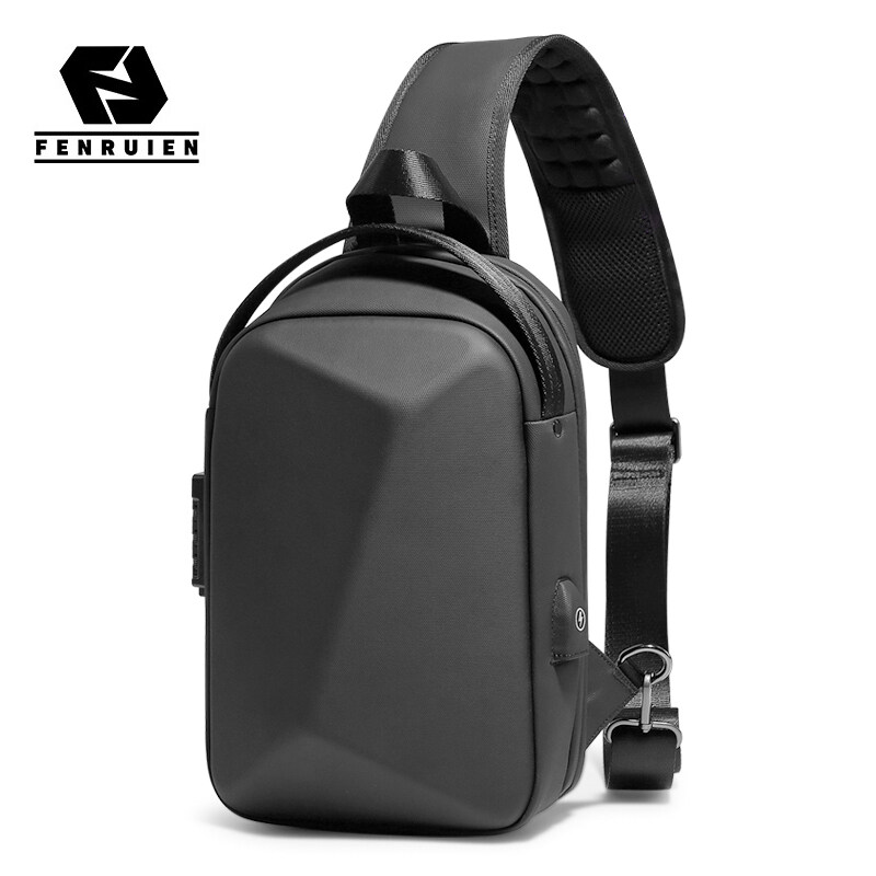 Fenruien FRN5107 Fashion Mens Anti-theft Shoulder Crossbody Bag