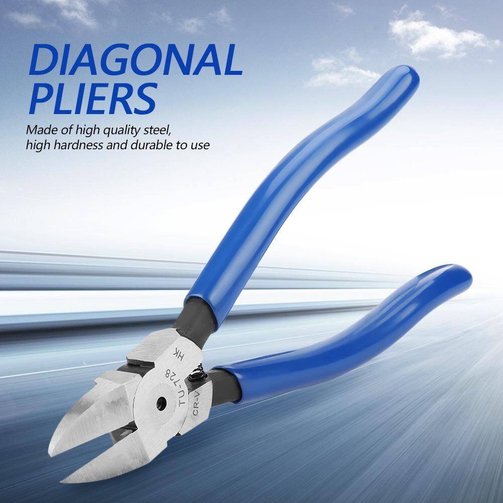 8inch Blue Diagonal Pliers Cable Nose Cutting Nippers Diagonal Pliers Wire Cutter Tool