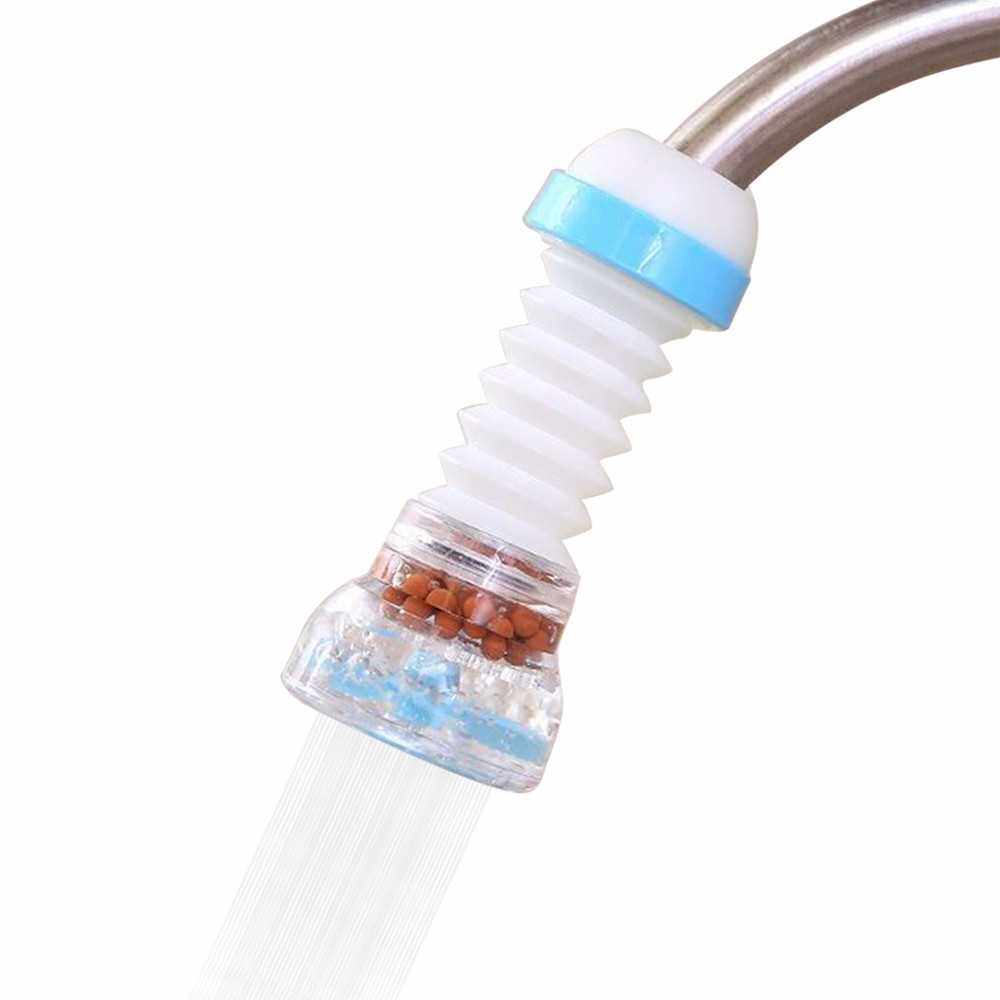 Extender Outlet Adjustable Kitchen Faucet Tap Head Water Filter Splash-Proof