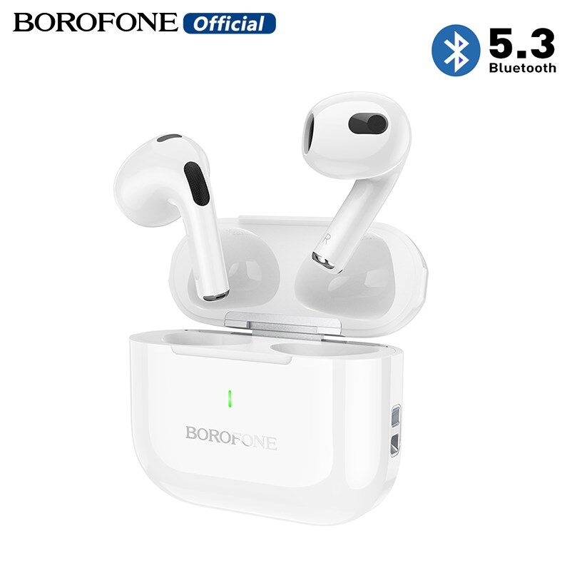 BOROFONE BW58 TWS True Wireless Headset Bluetooth Headphones BT5.3 With Microphone Touch Control Earbuds HD Stereo Sports Headset For iOS Android Xiaomi Huawei Oppo Vivo Sumsung All Smartphones Universal