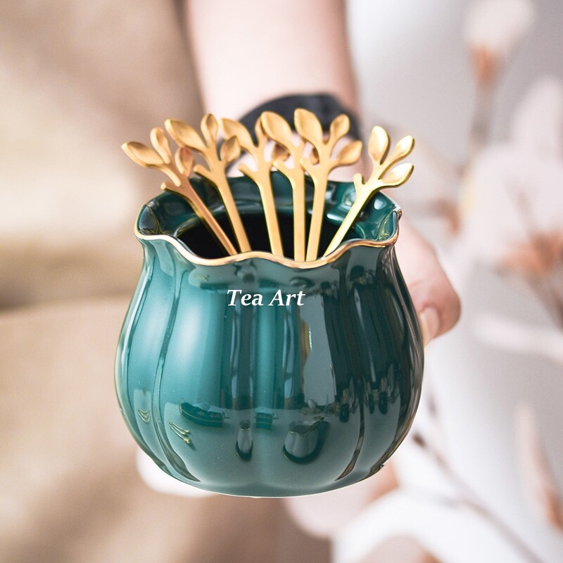 Bắc Âu Ánh Sáng Sang Trọng Nĩa Ăn Trái Cây Và Trái Cây Chèn Set Sáng Tạo Thép Không Gỉ Thời Trang Hộ Gia Đình Nĩa Tráng Miệng Bánh Ngã Ba