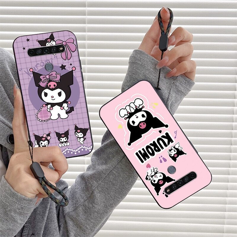 LG K61 Q61 Casing Cute Kuromi Protective Phone Case