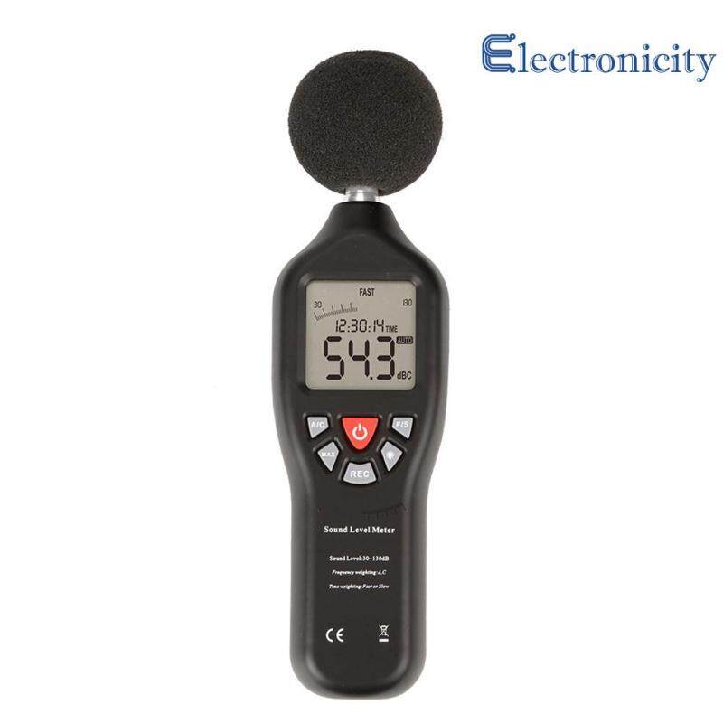 30-130dB Mini Sound Level Meters Decibel Meter Logger Noise Audio Detector