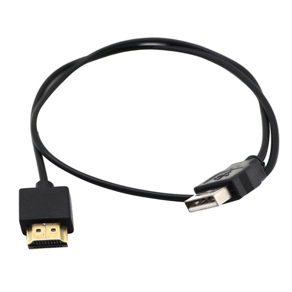 Baoblaze Cáp USB Sang HDMI Bộ Sạc Nam Cáp Bộ Chuyển Đổi Cho HDTV DVD