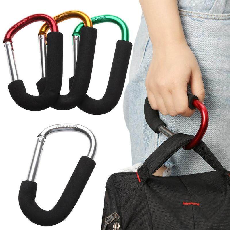 1* Useful Metal Buggy Pram Hanger Baby Activity Large Hand Carry Pushchair Holder Shopping Bag Hooks Baby Stroller Clips Singapore