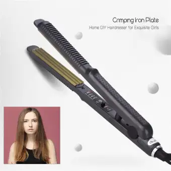 Ckeyin Portable 24mm Nano Titanium Corn Plate Hair Curler For Thin
