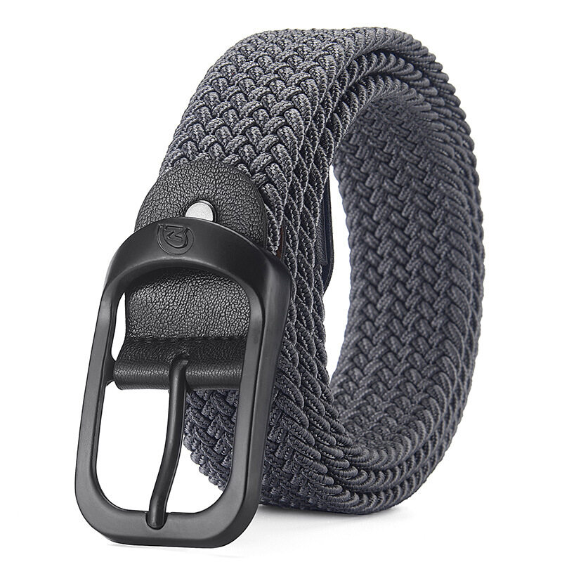Ikat Pinggang Gunmetal Buckle Extreme Fashion Elastic Men Belt - Main Image