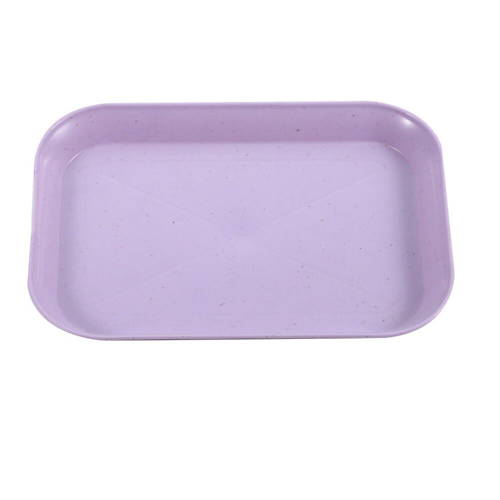 Home Dining Plate Nordic Tableware Snacks Snack Plate Wheat Straw Plastic Tray Dining Table Cutlery Set