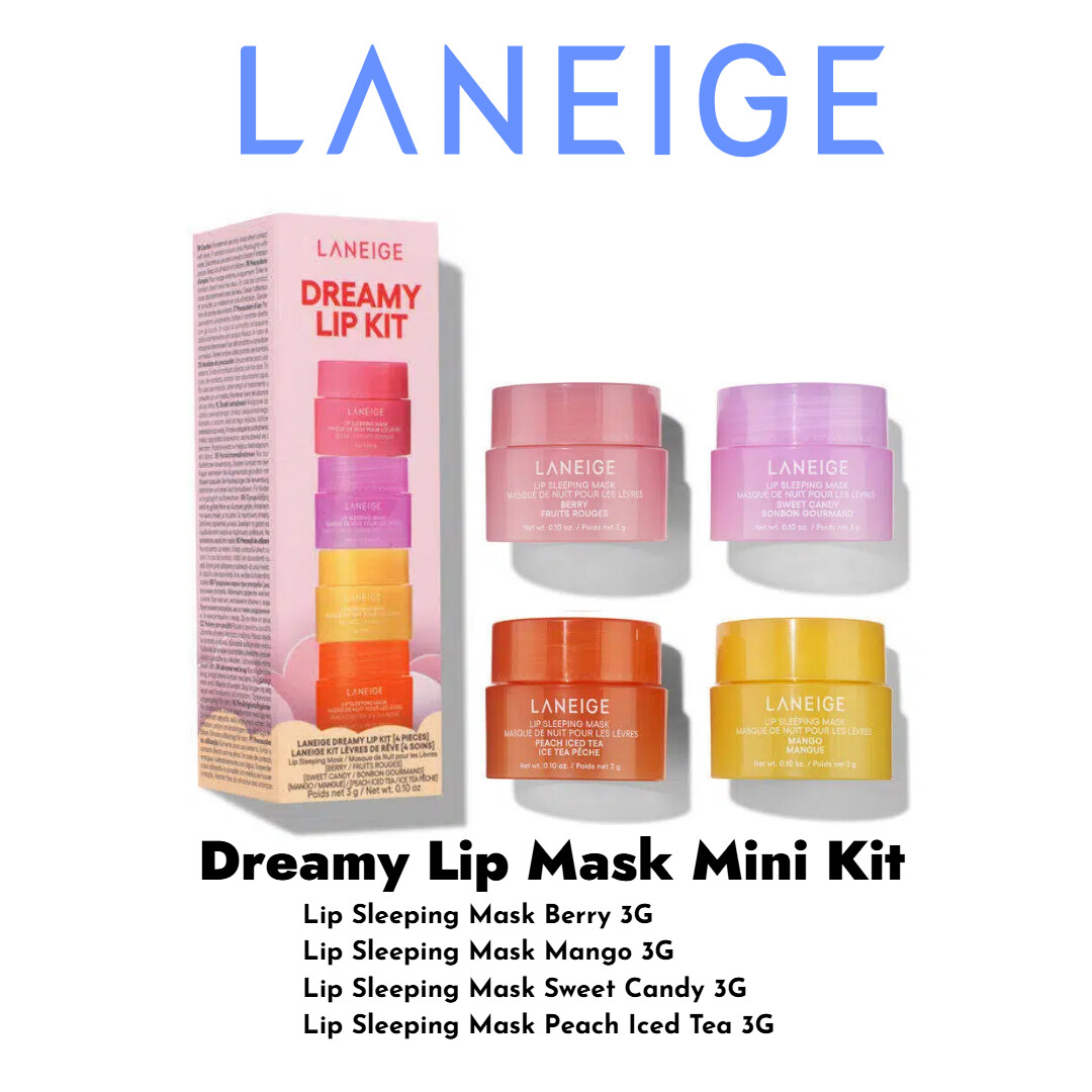 LANEIGE Lip Sleeping Mask EX MINI KIT (5PCS) (Berry, Gummy Bear, Sweet  Candy, Mango, Mint Choco) , Midnight lip balm, 100% Original, Ship From  Korea | Lazada Singapore