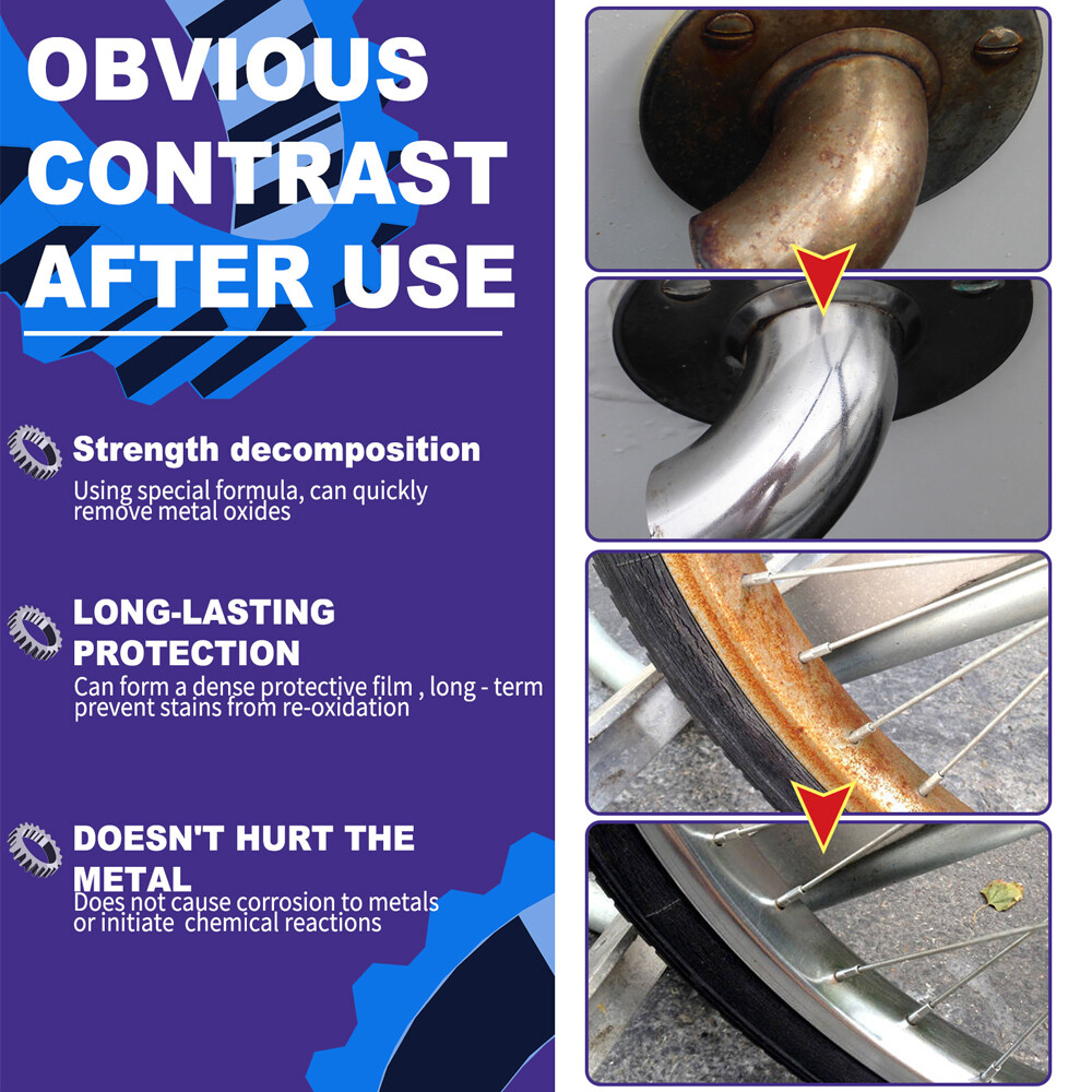 Multipurpose Rust Remover 30ml Derusting Spray Rust Inhibitor Maintenance Cleaning Accessories